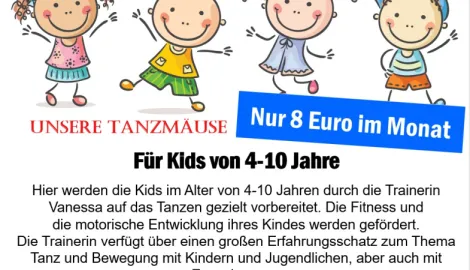 Kindertanzen 4-10 Jahre