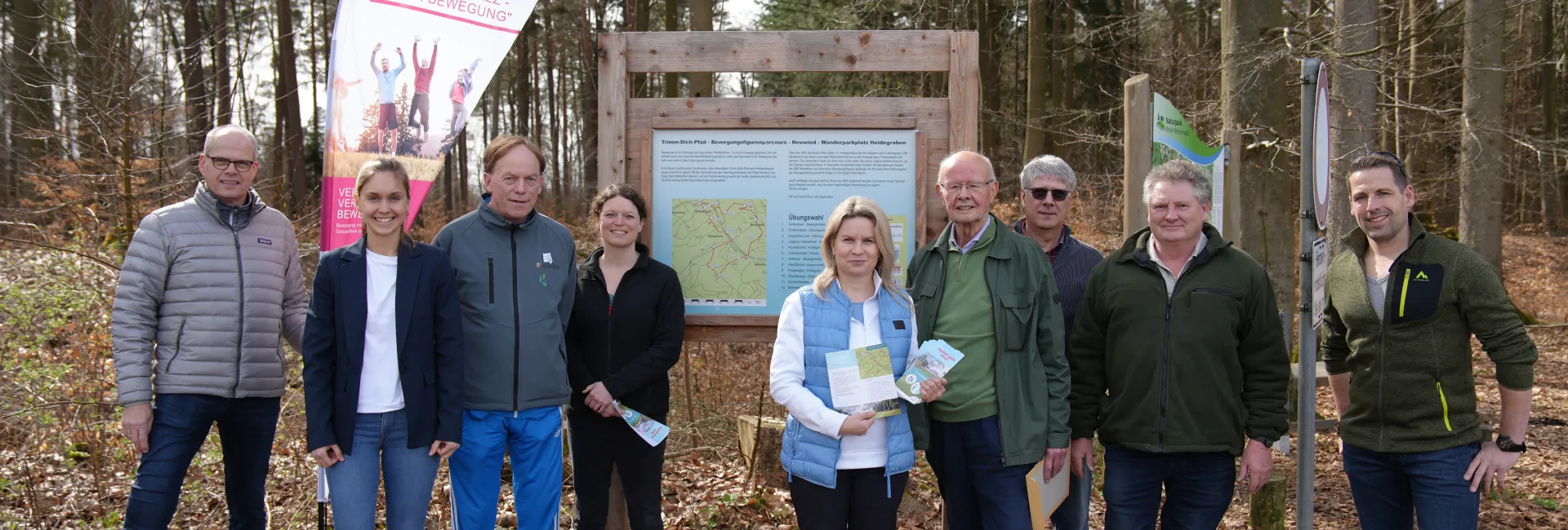 Trimm-dich-Pfad am Wanderweg NR 2 eröffnet