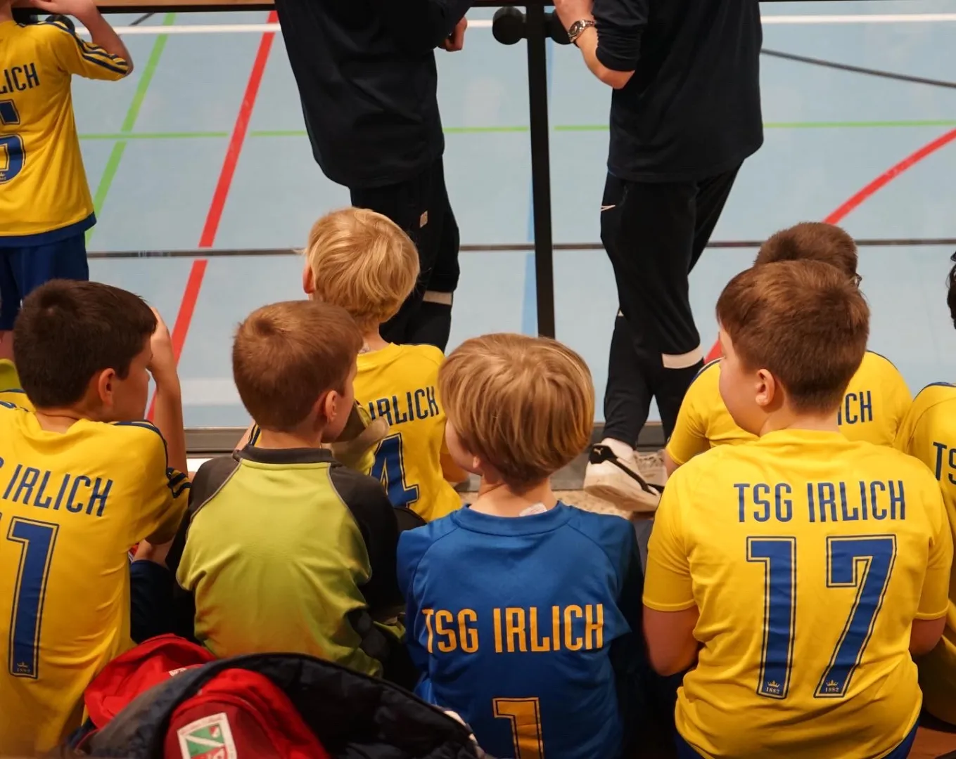 E-Jugend beim Hallenturnier