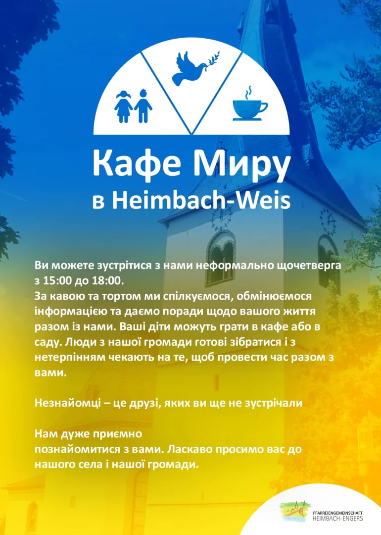 Friedenscafé in Heimbach-Weis