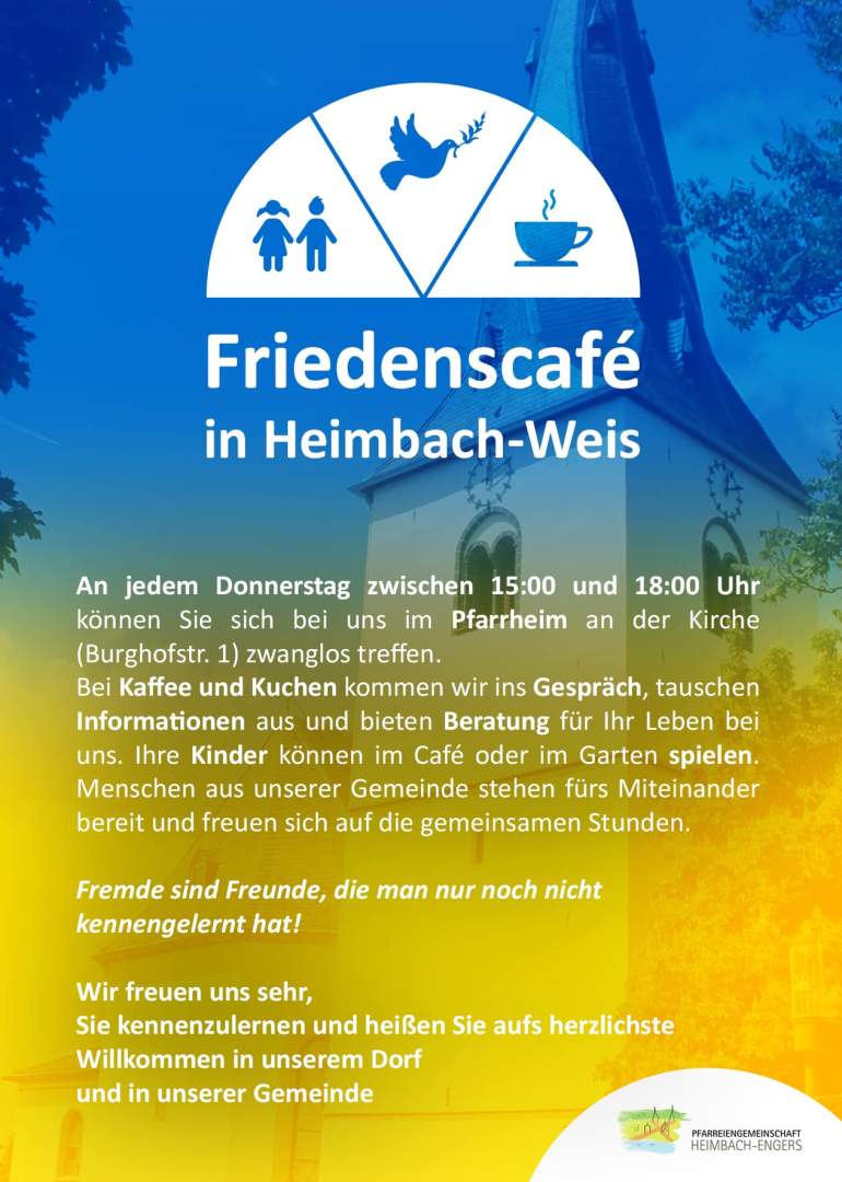 Friedenscafé in Heimbach-Weis