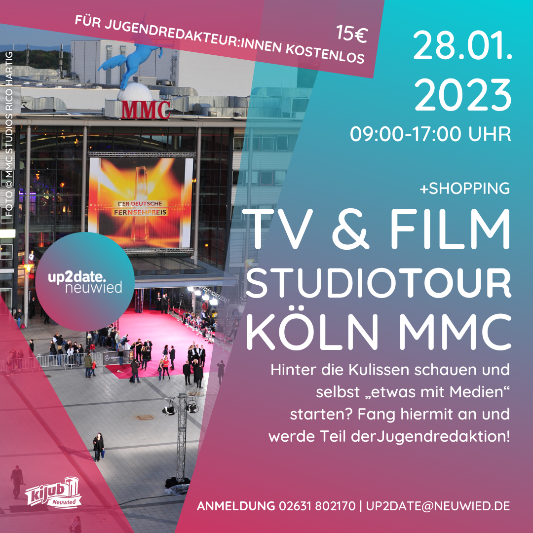 TV- & Filmstudio-Tour zu den MMC-Studios in Köln