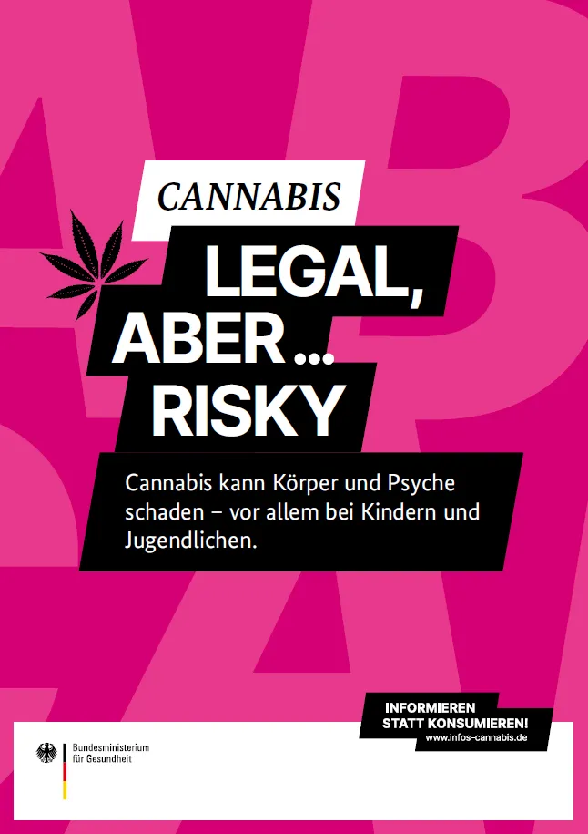 Cannabis, legal aber risky...