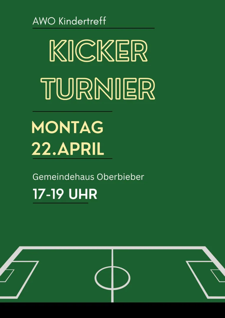 Kicker-Turnier im Gemeindehaus-Oberbieber