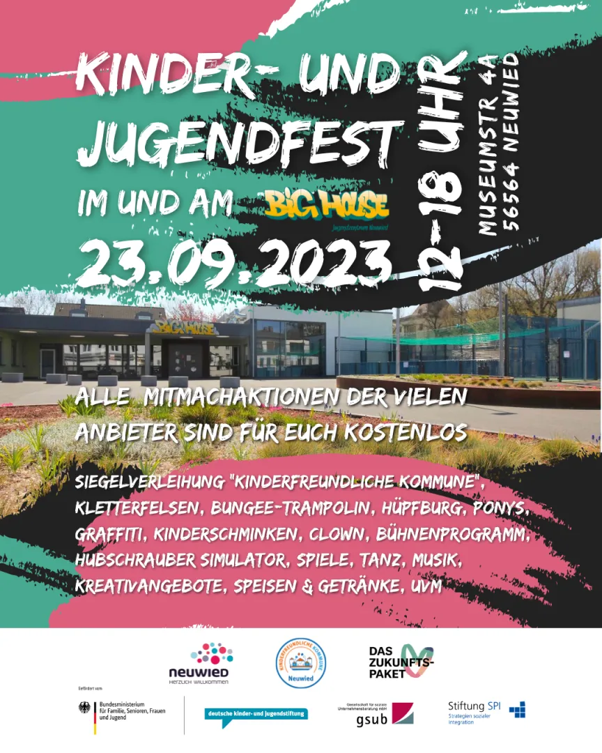 Kinder- & Jugendfest im und am Big House am 23.09.23
