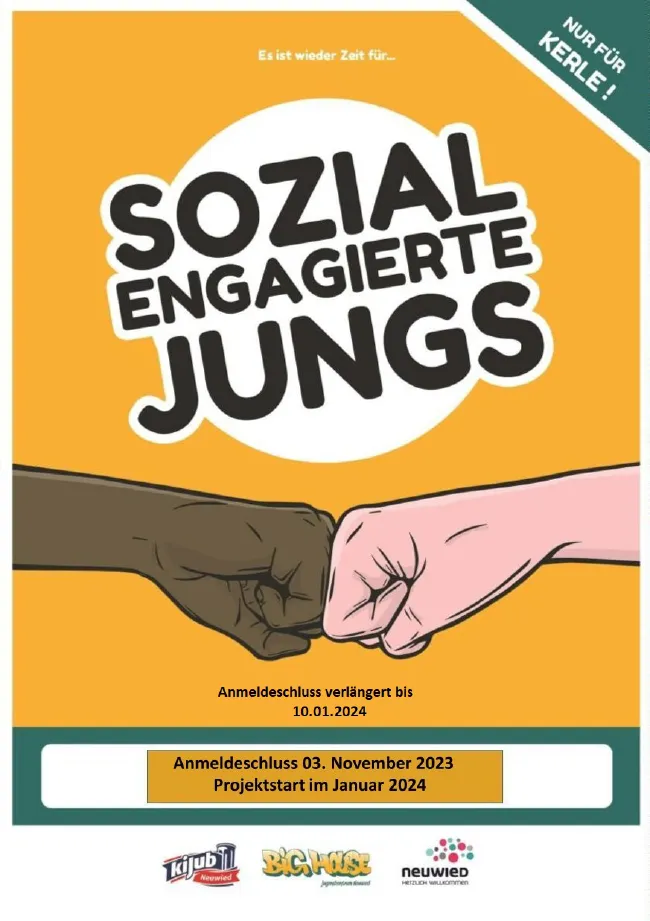 Nachdem es im letzten Jahr endlich in die zehnte Runde gehen konnte startet im Big House nun wieder das Projekt „Sozial engagierte Jungs“. 