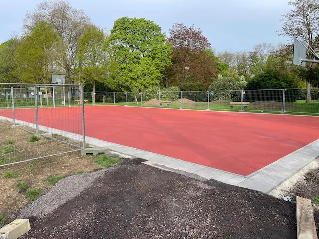 Streetballplatz im Neuwieder Stadtpark ist ab Mai bespielbar