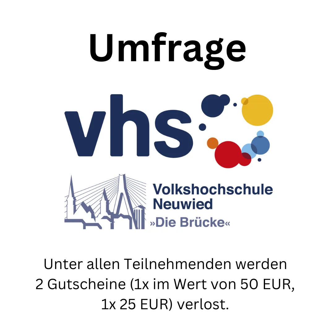 Als Dankeschön verlosen wir unter allen Teilnehmenden 2 Gutscheine (1x im Wert von 50 EUR, 1x 25 EUR).