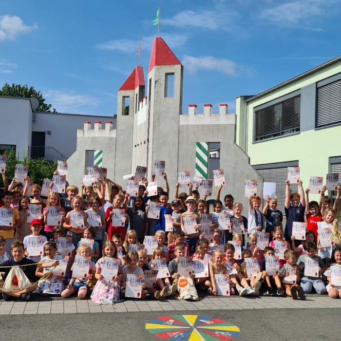 Kunostein-Grundschulkinder verdienen sich Bewegungs-Pass