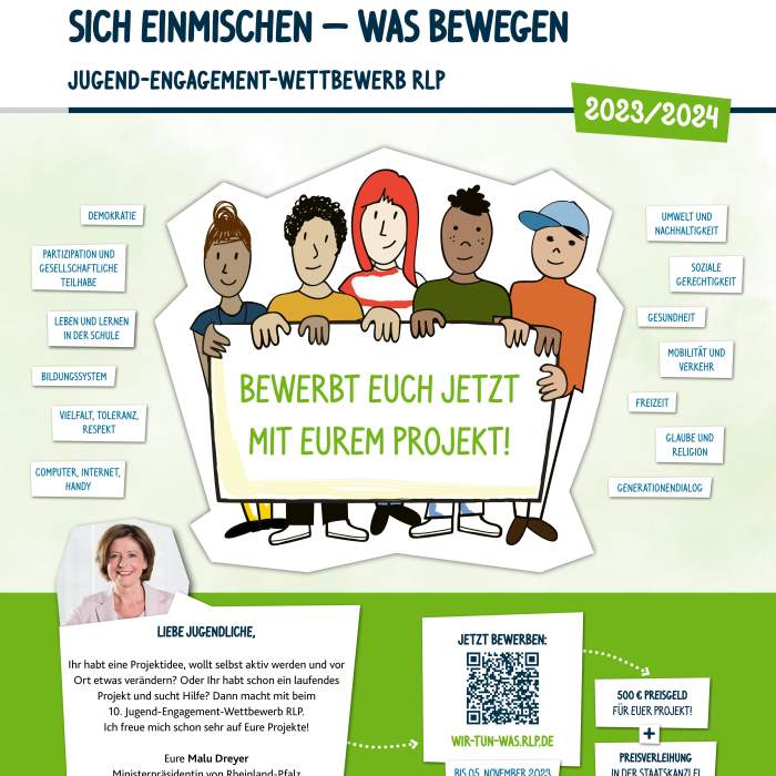 JUGEND-ENGAGEMENT-WETTBEWERB RLP